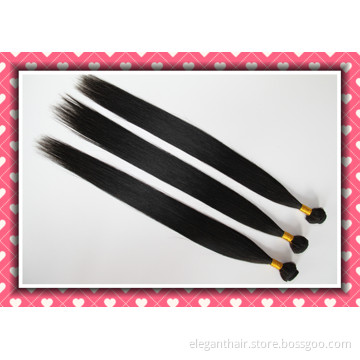 Unprocessed Virgin Brazilian Hair Extension Silky Straight Weaving 28" 100g Black Color
